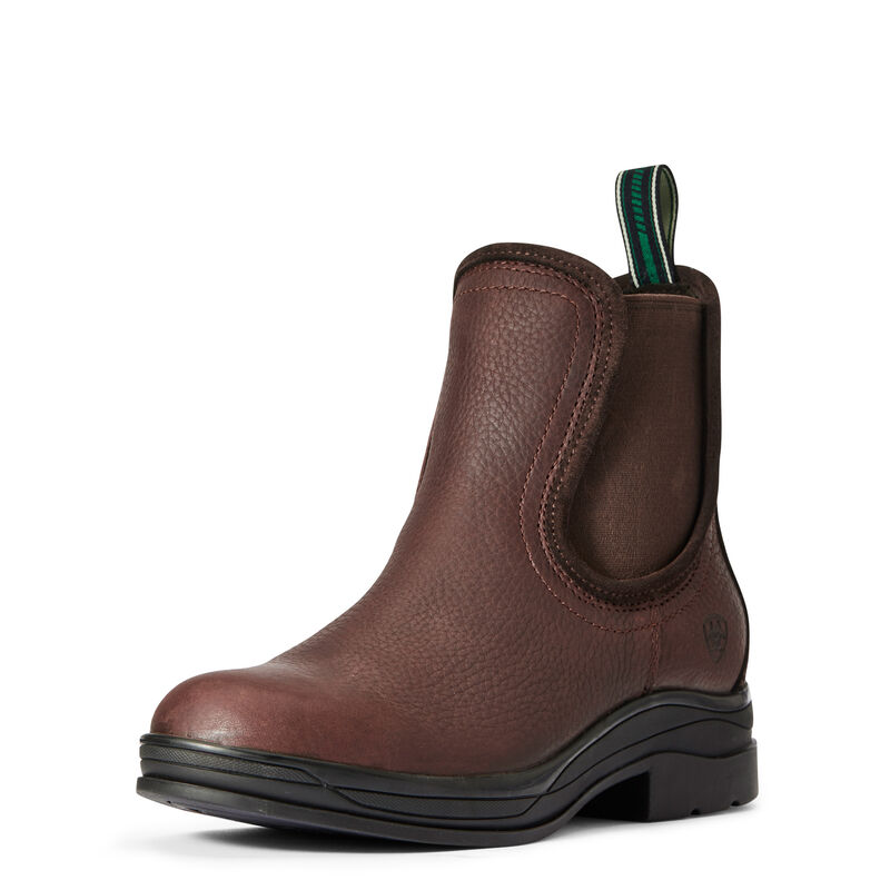 Ariat Keswick Waterproof - Naisten TummanRuskea Ratsastussaappaat ( GPNKQT-451 )